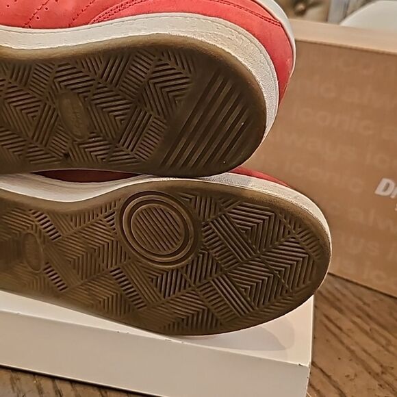 Dr Scholls size 7 red and white sneakers Velcro - Picture 9 of 11